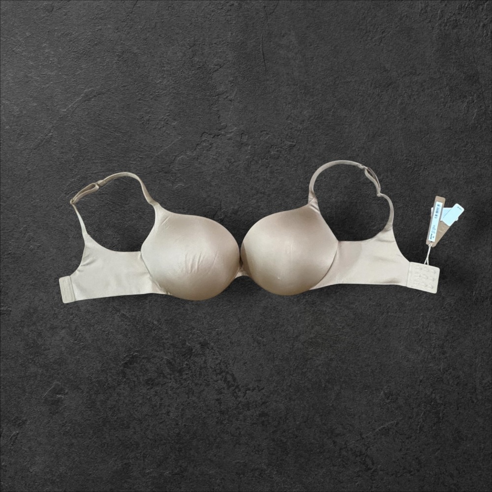 Skims Ultimate Push Up Plunge Bra Clay Underwire BR-UWR-1881 34DD